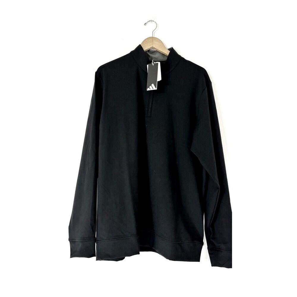 adidas Men's Ultimate365 Classic‎ Quarter-Zip Pullover - Black Large